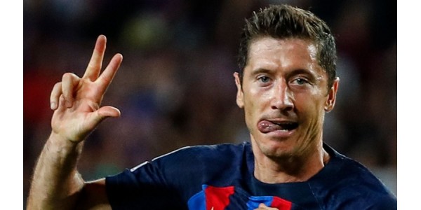 Robert Lewandowski dosáhl cíle Ligy mistrů v FC Barcelona